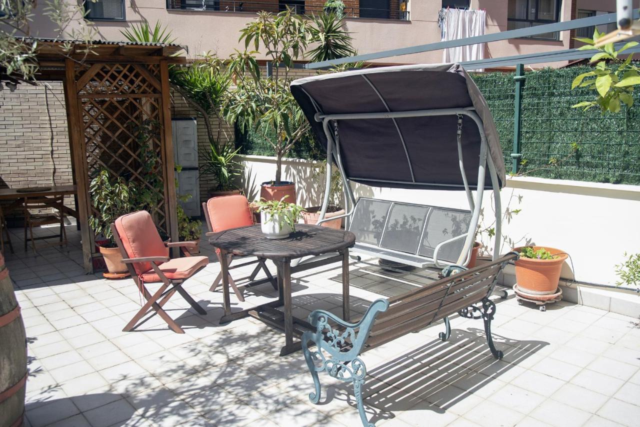 Un Jardin En La Ciudad Gran Piso Y Super Terraza En El Centro By Apartamentos Logroño Esterno foto